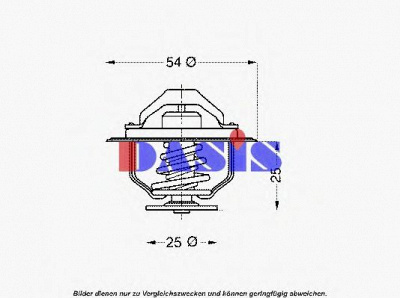 AKS DASIS 751900n -  Термостат, охлаждающая жидкость